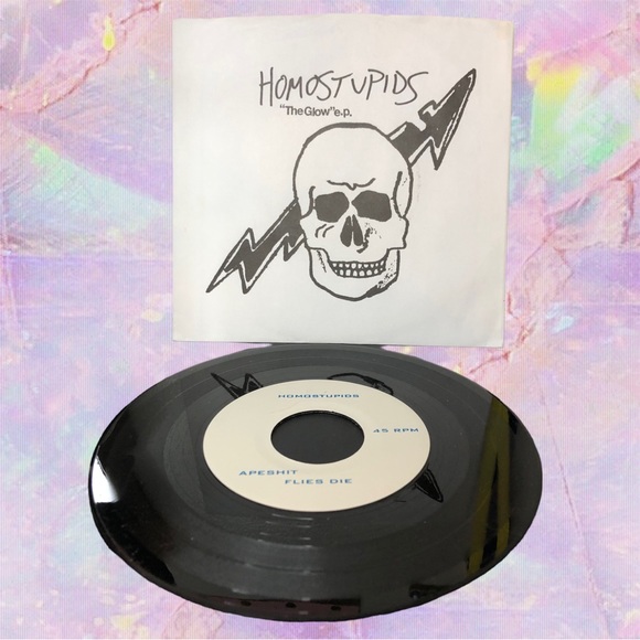 Homostupids – The Glow E.P. lo-fi hardcore punk rock - Picture 1 of 2